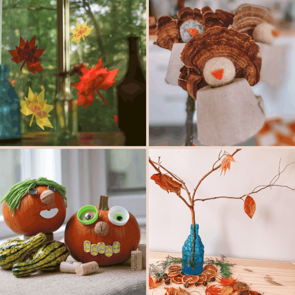 Thanksgiving nature crafts for kids