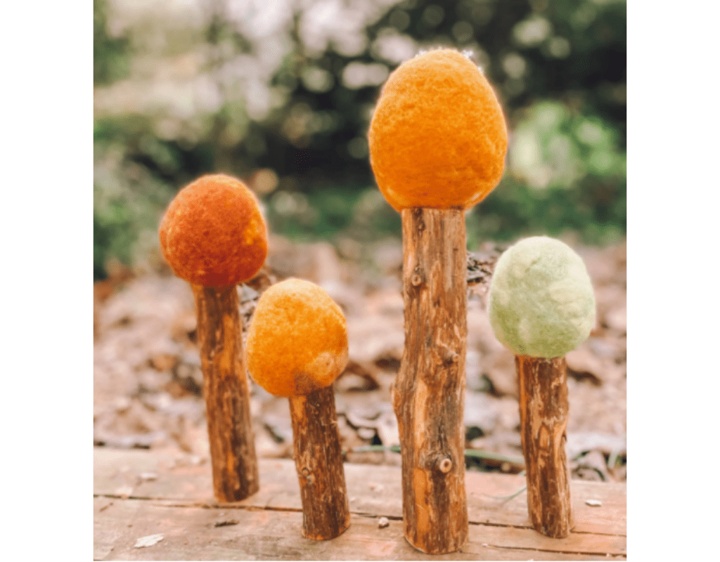 DIY Felt Trees