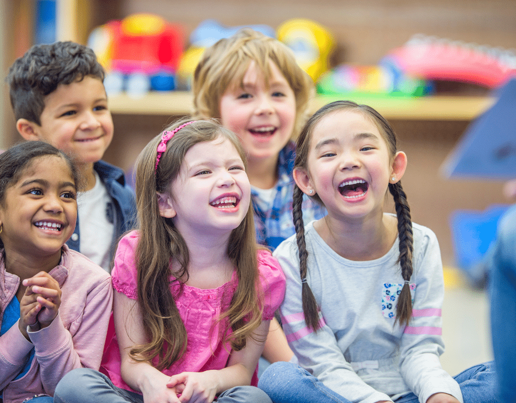 children laughing