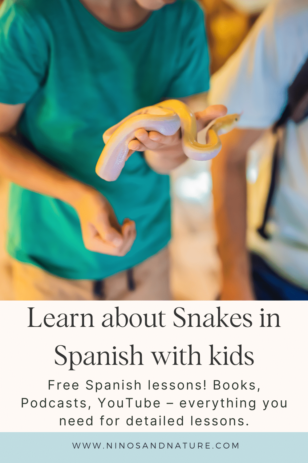 How to Say Snake in Spanish with Kids Fun Spanish Learning Activities