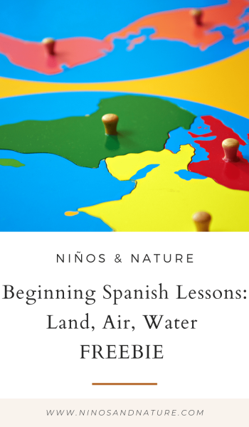 Spanish FREE resources - early geography lessons