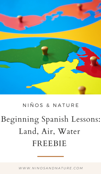 Spanish FREE resources - early geography lessons