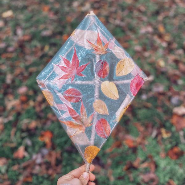 autumn leaf kite